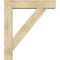 Ekena Millwork Traditional Block Rough Sawn Bracket w/ Offset Brace, Douglas Fir, 8"W x 38"D x 44"H BKT0806X38X44TRA05RDF - alternate 3